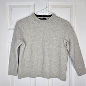 Mark Law Boys Merino Wool Sweater Crewneck Soft Cozy Kids Size L